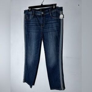 Womens simply Vera Vera wang capris jeans size 10